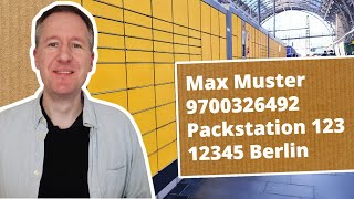 Packstation Wie geht das mit der Adresse [upl. by Gaulin]