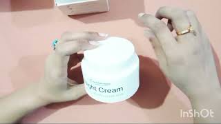 Night cream The Health Healer Night cream reviewsBest cream for brightnessacneand clean skin [upl. by Perlie]