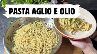 Spaghetti Aglio e Olio  Simple amp Delicious Italian Recipe 🍝✨ [upl. by Yelekreb]