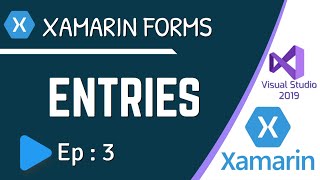 How to use EntryTextbox in Xamarin Forms  NET MAUI  Ep3 [upl. by Nadnarb]