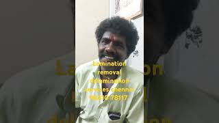 How to remove lamination from original document Lamination removal delamination chennai 98410 78117 [upl. by Pohsib347]