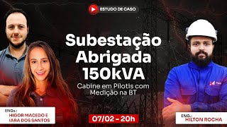 Projeto de Subestação em Pilotis 150kVA  Projetosul [upl. by Drexler]