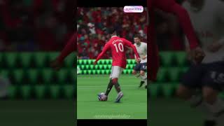 FIFA 23  Marcus Rashford Insane Finesse Goal 🤯🤯youtubeshorts easportsfifa easports soccer [upl. by Bronny]