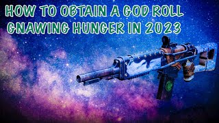 HOW TO OBTAIN A GOD ROLL GNAWING HUNGER IN 2023 DESTINY 2 destiny2 destiny d2 seasonofthedeep [upl. by Kirstin]