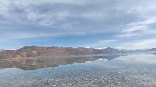 View of Pangong Lake in TimeLapse in the month of April 2024 [upl. by Bradney676]