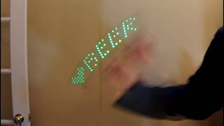 St Patricks Day POV Display based on ATtiny13 and Arduino IDE [upl. by Baiss142]