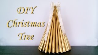 DIY Christmas Tree From PaperNapravite novogodisnju jelku od papira [upl. by Darren280]