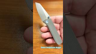 Golden Designworks Nugget everdaycarry blade pocketknife music [upl. by Lihas]