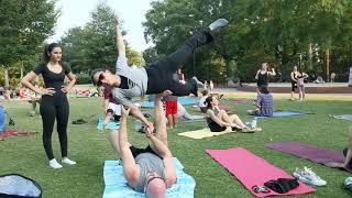 Acro drum circle at Pullen Park  Wednesday [upl. by Ferino425]