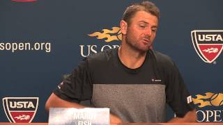 US OPEN MARDY FISH INTERVIEW 2015 [upl. by Ylrae22]