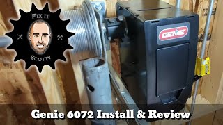 Genie 6072 Garage Door Opener Installation and Review [upl. by Romain]