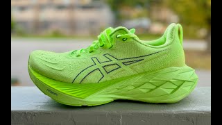 ASICS Novablast 4 Review with AB Comparison Run to Novablast 3 [upl. by Irma]