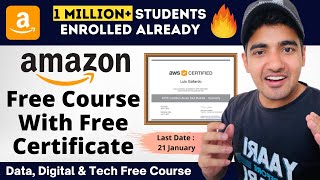 Amazon Aws Free Course With Free Certificate  AWS Certification Training  FreeAwsDigitalTraining [upl. by Holland]