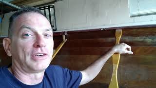 Repairing structural areas of gunwale gunnel in boat or canoe [upl. by Llehsad]