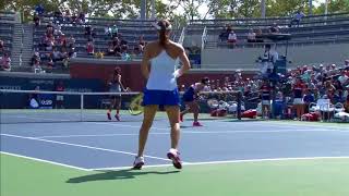 WATCH M Hingis  Y Chan def H Chan  S Zhang in US Open QF [upl. by Barling]