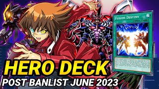 🔥 YuGiOh EPIC HERO DECK¡ 😱👉 Post BANLIST JUNE 2023 [upl. by Alien]