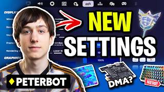 Peterbot REVEALS New FNCS Settings 🏆 BEST SENS [upl. by Secunda]