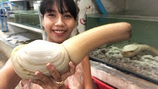 Yummy cooking Giant Geoduck Clam recipe  Cooking skill [upl. by Alber]