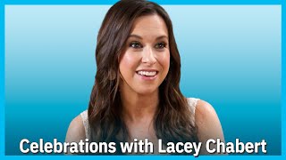 Lacey Chabert talks new Hallmark Plus unscripted series CELEBRATIONS  TV Insider [upl. by Anniram19]