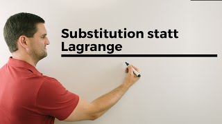 Substitution statt Lagrange Maximieren einer Funktion Mathe by Daniel Jung [upl. by Tolland]