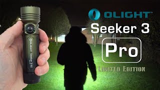 OLIGHT Seeker 3 Pro  LTD EDITION  4200 lumens  Rotary switch  Rechargeable  Proximity sensor [upl. by Vinna546]