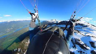 Paragliding Lumby Revelstoke 20240621 [upl. by Sadoff]