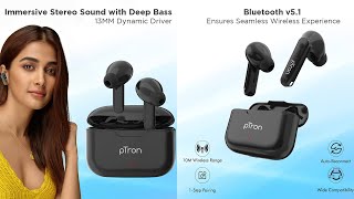 pTron Bassbuds Duo Bluetooth 51 Wireless Earbuds [upl. by Kurtz]