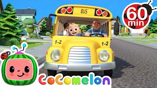 Wheels On The Bus School Version  Kids Songs  Moonbug Kids  Nursery Rhymes for Babies [upl. by Billen]