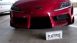 2020 Toyota GR Supra License Plate Mount [upl. by Felicia]