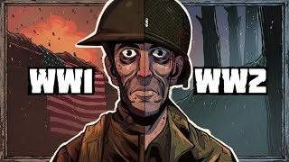 The WORLD WARS From Americas Perspective Full Documentary  Animated History [upl. by Rosati]