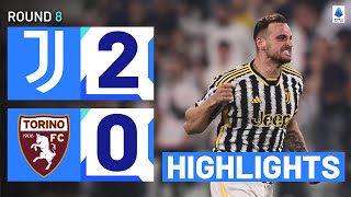 JuventusTorino 20  Gatti helps Juve claim the Turin derby Goals and Highlights  Serie A 202223 [upl. by Erna]