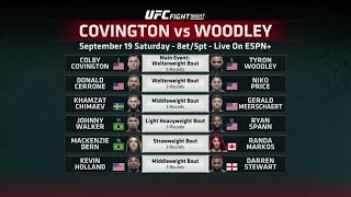 UFC Fight Night Covington vs Woodley Picks and Predictions  UFC Vegas 11 Live Picks [upl. by Nimzaj]