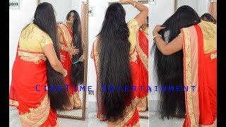 Mirror Beauty of Below Knee Length Dense Hair Model [upl. by Tortosa]