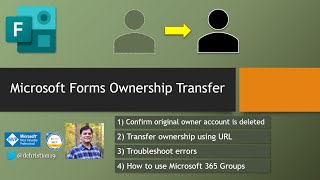 Microsoft Forms Ownership Transfer [upl. by Assir569]