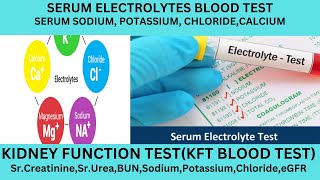 SERUM ELECTROLYTESSERUM SODIUMSERUM POTASSIUMSERUM CHLORIDESERUM CALCIUMNORMAL RANGES FUNCTION [upl. by Dee Dee163]