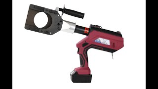 Battery powered hydraulic cutter model ECT85 [upl. by Anoli]