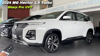 2024 MG Hector Sharp Pro CVT  MG Hector 15 Turbo  Petrol Suv Under 25 lakh [upl. by Athalee]