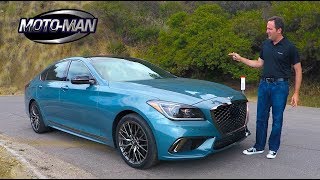 2018 Genesis G80 Sport 33 Twin Turbo V6 TECH REVIEW 1 of 2 [upl. by Fletch313]