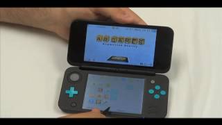 New Nintendo 2DS XL amFilm Glass Screen Protector Installation [upl. by Rabma]