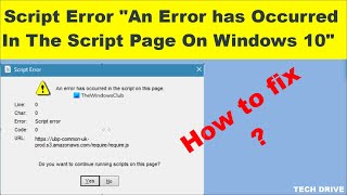 How to Fix Script Error quotAn Error has occured in the script on this pagequot On Windows 11  10  8  7 [upl. by Gardy57]