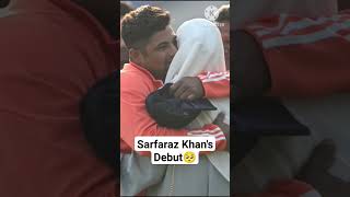 Sarfaraz Khan debut match run out 🥺😢 testcricket [upl. by Good289]