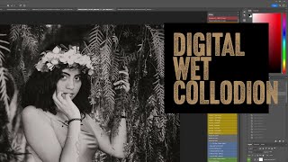 Making Wet Plate Collodion in Photoshop with Emulsion 4  Part5 [upl. by Etat]