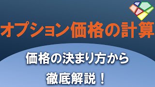 【オプション価格の計算】価格の決まり方から完全解説！ [upl. by Noitna347]