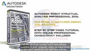 Autodesk Robot 2016 Tutorial Structural Analysis Steel [upl. by Evod]