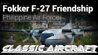 Philippine Air Force Fokker F27 Friendship Transport Plane  Startup to Takeoff  Baguio City [upl. by Mcspadden791]