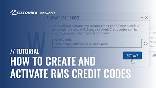 How to Create and Activate RMS Credit Codes 2020 EDITION [upl. by Blaze254]