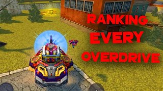 Ranking Every Overdrive in Tanki Online [upl. by Gwynne]