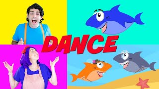 Baby Shark Dance Remix  Dance To The Baby Shark Song  Bella and Beans TV [upl. by Airetak37]