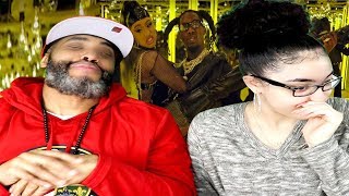 MY DAD REACTS TO Offset  Clout ft Cardi B REACTION [upl. by Ettie]