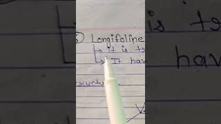 Longifolene  Synthesis of longifolene synthesis of some complex molecules  MSc [upl. by Celina65]